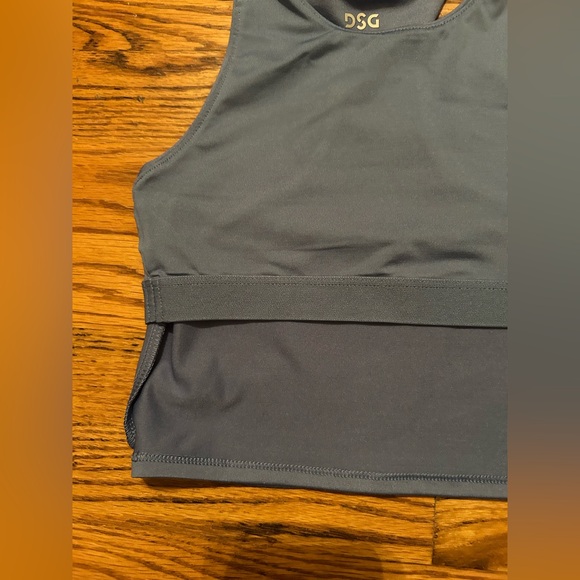 DSG Women's Sz S Blue Workout/Work Out/Athleisure Top/Long Sports Bra - Picture 10 of 16
